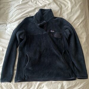 PATAGONIA RE-TOOL SNAP-T FLEECE PULLOVER WOMEN'S NAVY Excellent condition Large